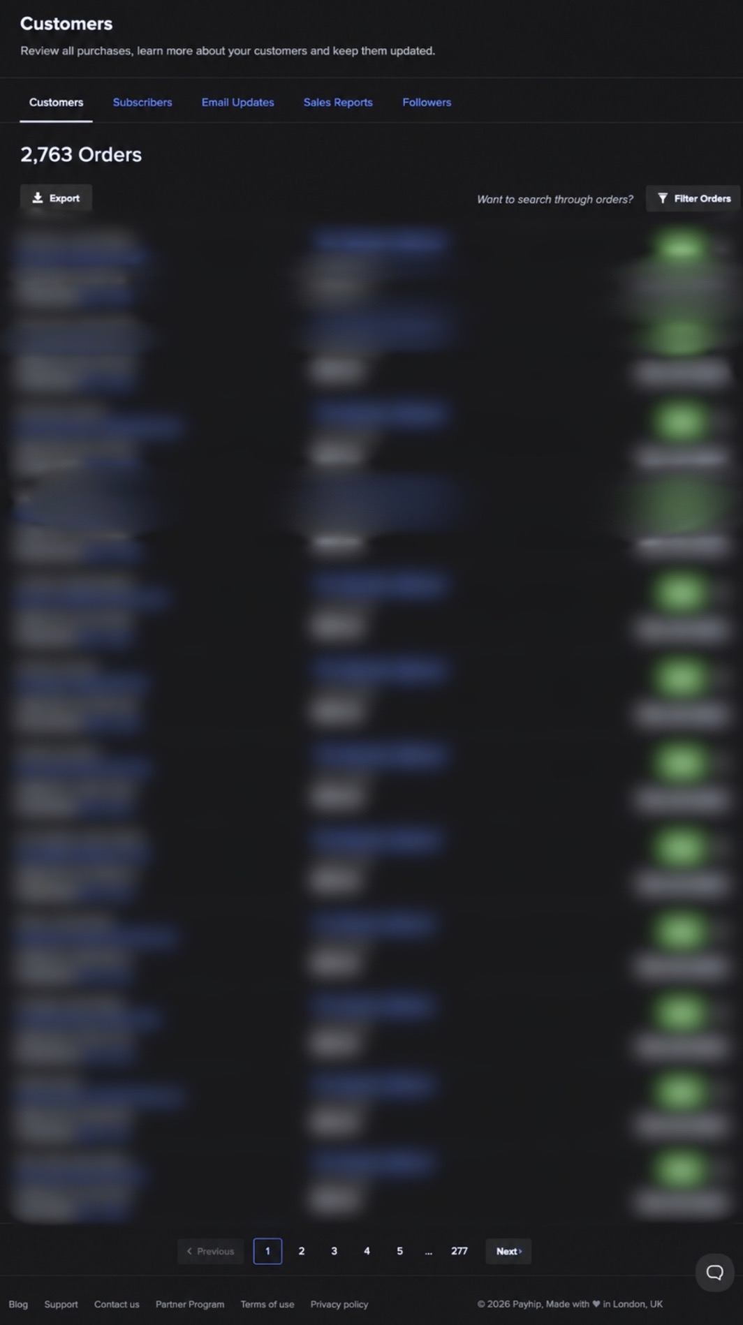 Orders proof